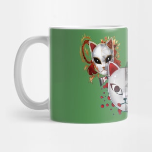 Demon Boy Cat Mask Mug